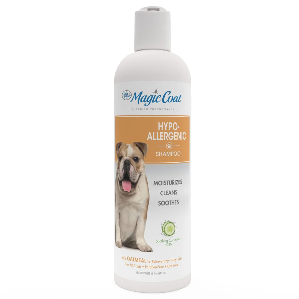 Shampoo Hipoalergénico con Avena y Aroma a Pepino Calmante 16 oz (473 ml) | Magic Coat®
