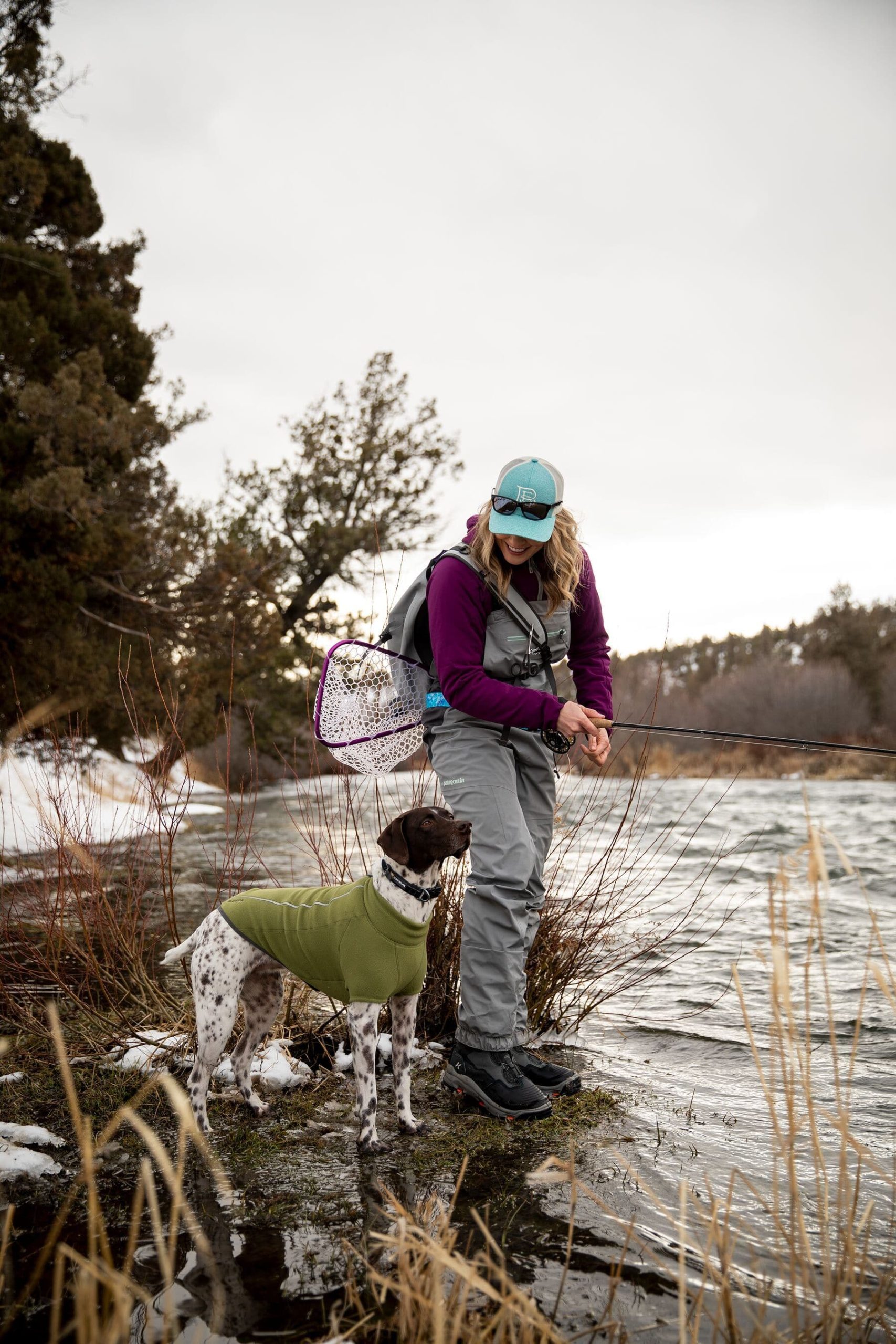 Climate Changer® en Verde Cedro Suéter de Felpa para Perros de Ruffwear® - Imagen 8